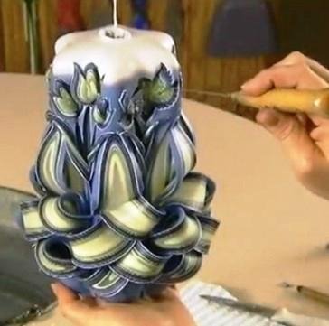 hand carved candles 3