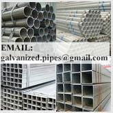 Steel tube galvanzied ERW welded carbon iron round square HDG pre galvanized