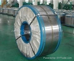 Hot dip galvanized steel strips