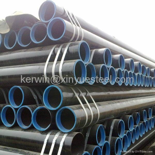ASTM A106 GrB Black ERW Steel pipe 2