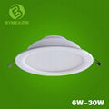 Super Bright LED SMD down light 8 inch samsung CHIPS 25W 1600l 1