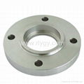 small size aluminum round downward welding flange