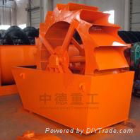 ISO9001-2008 approved sand washer in sand production line by Zhongde