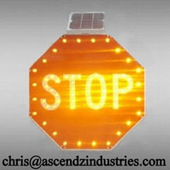 Solar Traffic Sign