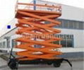 Hydraulic mobile scissor lift platform 3