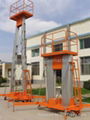 The double mast aluminum lift platform