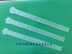 Plastic hanging strip