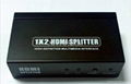1 in 2 out  HDMI Splitter Supports 4k x 2k &3D 2