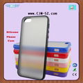 PC  phone case  with  Hard Backside and Soft Edge  1