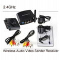 PAT-240 2.4G Wireless Audio Video Transmitter Receiver 250M 1