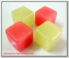 Resin 6 sides dice,16mm resin games dice 