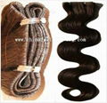 2013 New Fashion Top Quality Virgin Remy Hair Hand Tied Skin Weft Extension 1