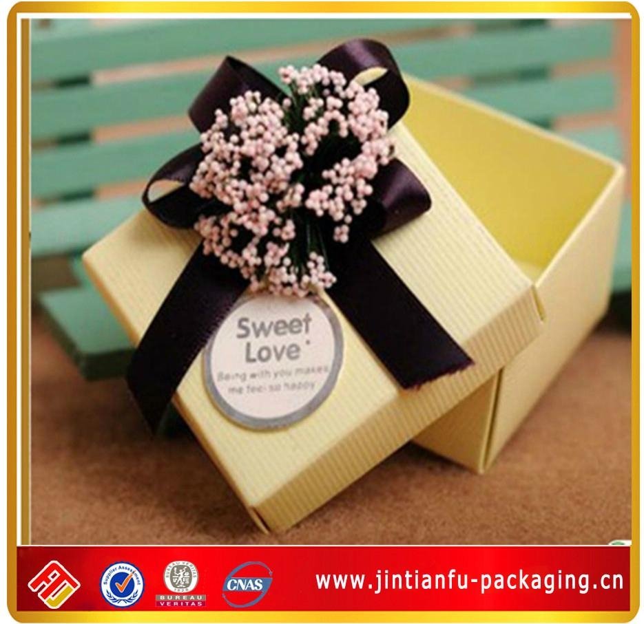 decent jewelry  packaging box with ribbon 2