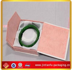 red jewelry  packaging box with two door