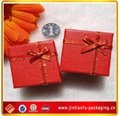 red jewelry  packaging box with two door 2