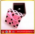 red jewelry  packaging box with two door 5