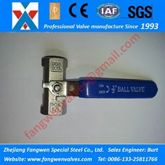 SS304 SS316 One-Piece (1PC) Threaded Ball Valves 1000WOG 