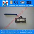 One-Piece 1PC CF8 CF8M WCB 1000WOG Screwed Ball Valves 1