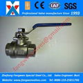 SS304-SS316 Tow-Piece (2PC) 1000WOG Screwed Ball Valves 1