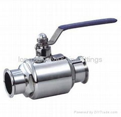 Stainless steel welded ball valve with pull handle