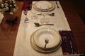 Bone China Dinner set with OEM Flower