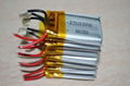 3.7v 200mAh 502030 Cigarette Li-polymer battery  2