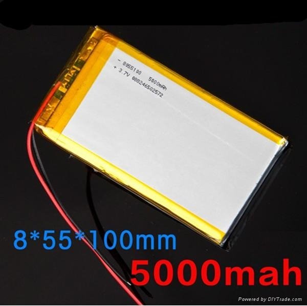 456790 3.7v Lithium Polymer battery with 5000mAh  4