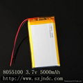 3.7v 200mAh 502030 Cigarette Li-polymer battery  5