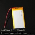357095 3.7V 2700mAh Li Polymer Battery with PCB   4