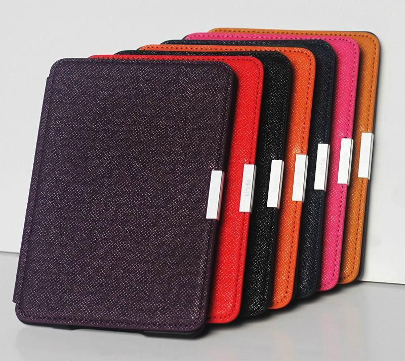 New Kindle Paperwhite PU Leather Case Cover with Magnetic Wake/Sleep  4