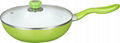 LJ Ceramic Non-stick Wok with Lid-