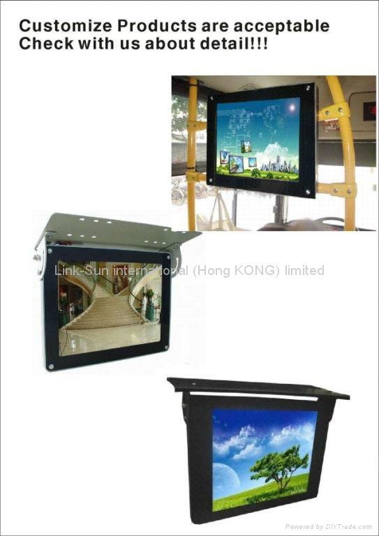 19-26" BUS LCD advertising display