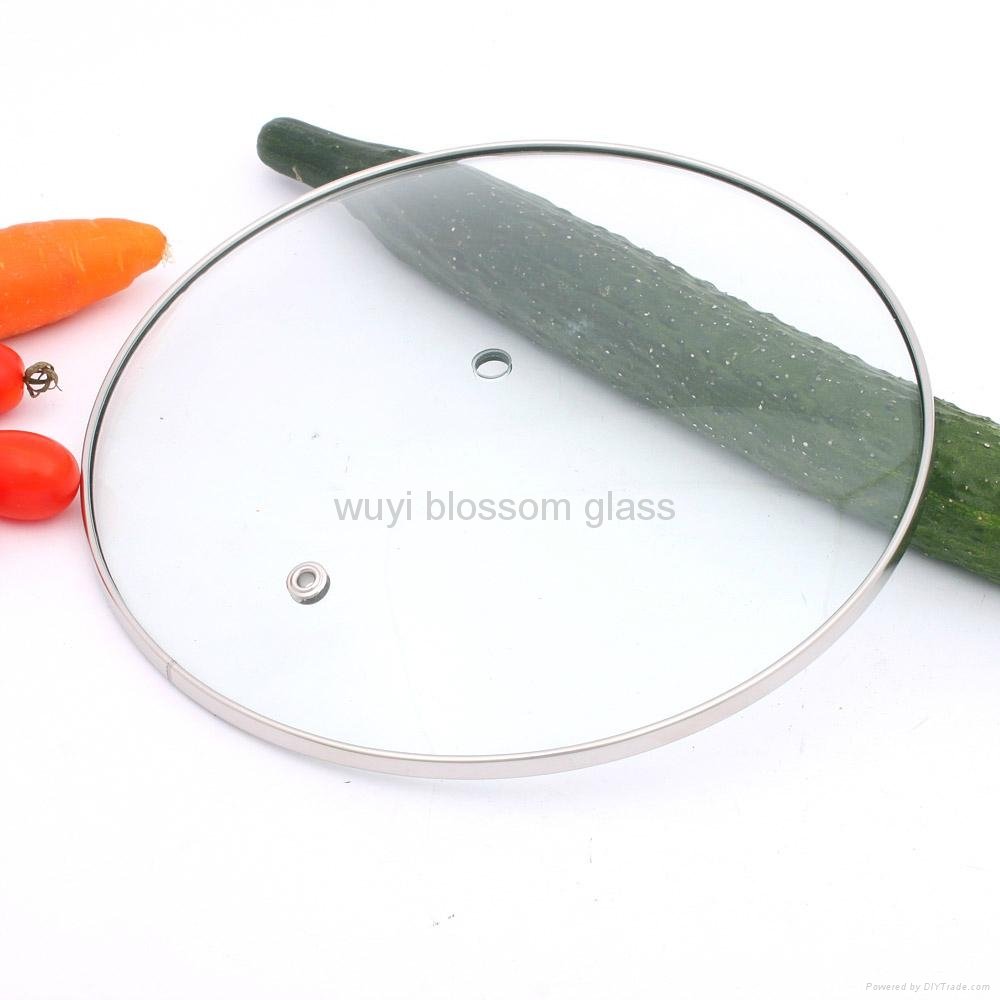 glass lid C-TYPE round shaped for saucepan