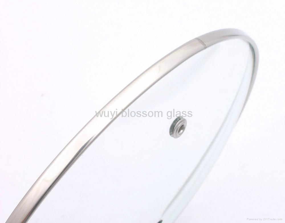 glass lid C-TYPE round shaped for saucepan 4