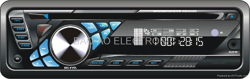 car radio car mp3 with detachable panel 2