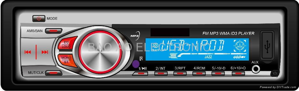 FM Transmitter car mp3 player with USB SD AUX interface  3