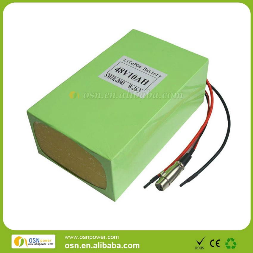 Lifepo4 48v 10ah Battery pack for E-bike 3