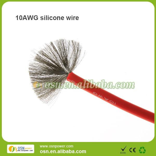 1m LiPo 10AWG Cilicone Wire 3