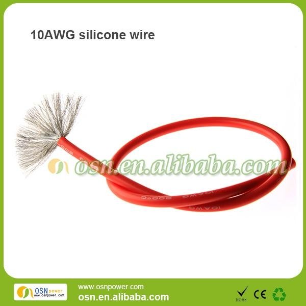 1m LiPo 10AWG Cilicone Wire 4