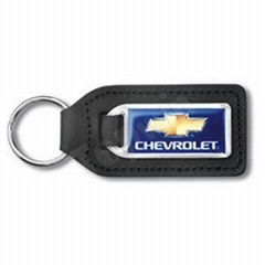 Leather Keychain with Car Logo