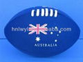 Cheap professional PVC inflatable beach ball rugby ball 4