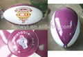 Cheap professional PVC inflatable beach ball rugby ball 5