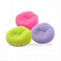 hot sale inflatable flocked sofa  single sofa chair