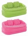 Inflatable Double Sofa Seat,2-person Inflatable Sofa Bed 1