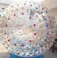 grass moving PVC /TPU inflatable zorbing ball zorb ball  2