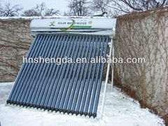 Compact solar water heater