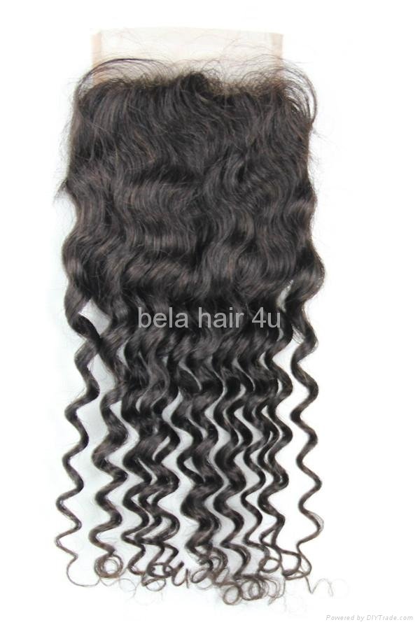 brazilian virgin full lace human hair top closure 2