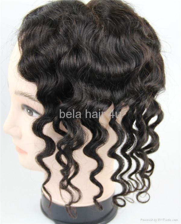 brazilian virgin full lace human hair top closure 3