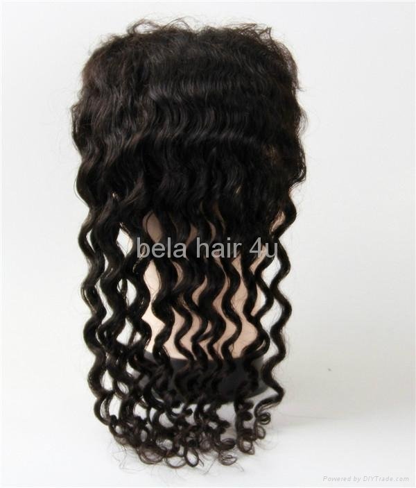 brazilian virgin full lace human hair top closure 4