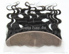 brazilian-virgin top closure lace frontal hairpiece